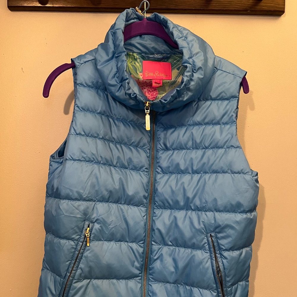 Lilly Pulitzer Palm Paradise Vest. Size S. - Picture 3 of 8